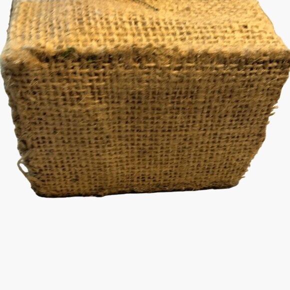 Rustic Burlap Christmas Evergreen Centerpiece Cardinal Pinecones Winter Decor - Picture 11 of 11